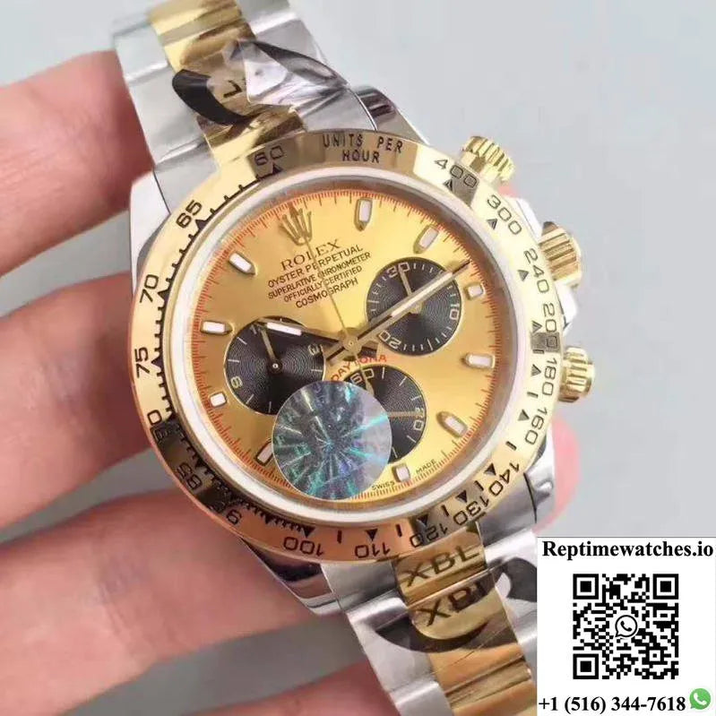 Rolex Daytona Cosmograph 116503 Jf Factory Yellow Gold Dial-Rep Time Watches