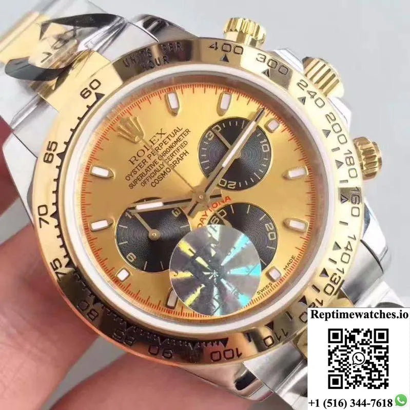 Rolex Daytona Cosmograph 116503 Jf Factory Yellow Gold Dial-Rep Time Watches