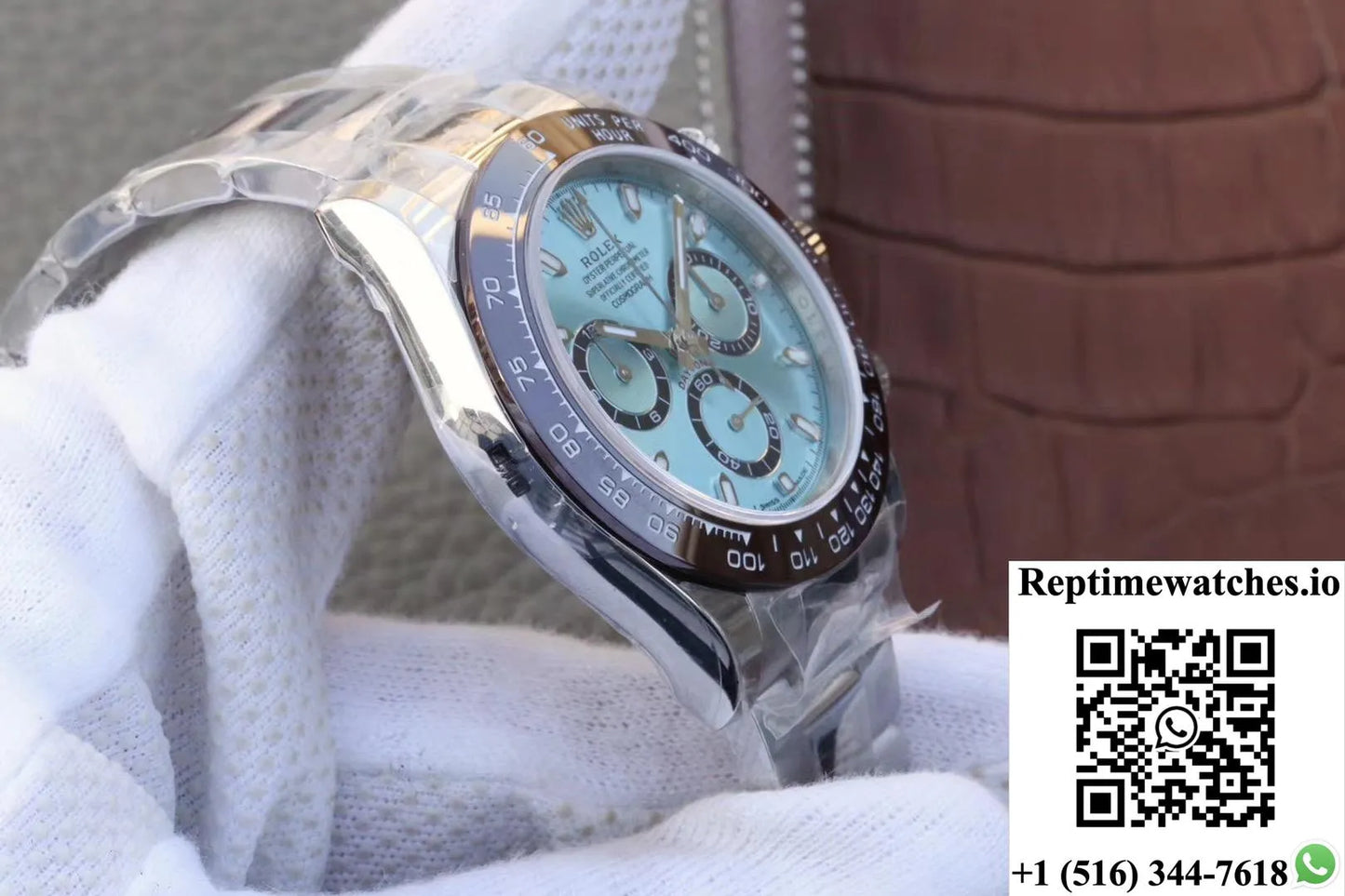 Rolex Daytona Cosmograph 116506 Noob Factory Ice Blue Dial-Rep Time Watches