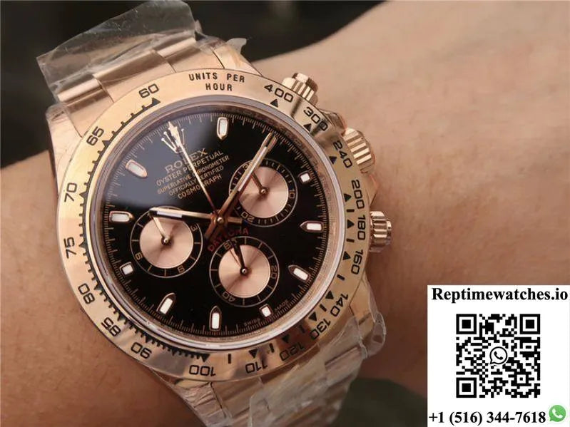 Rolex Daytona Cosmograph 116508-001 Jh Factory Black Dial-Rep Time Watches