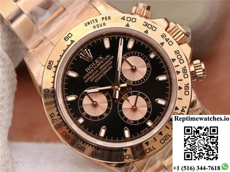 Rolex Daytona Cosmograph 116508-001 Jh Factory Black Dial-Rep Time Watches