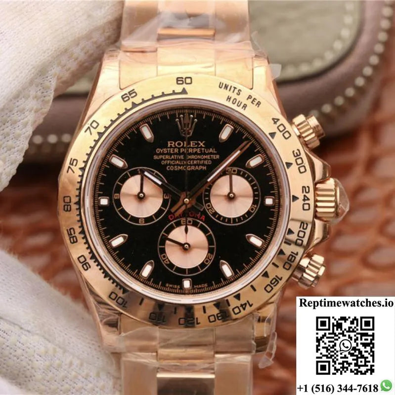 Rolex Daytona Cosmograph 116508-001 Jh Factory Black Dial-Rep Time Watches