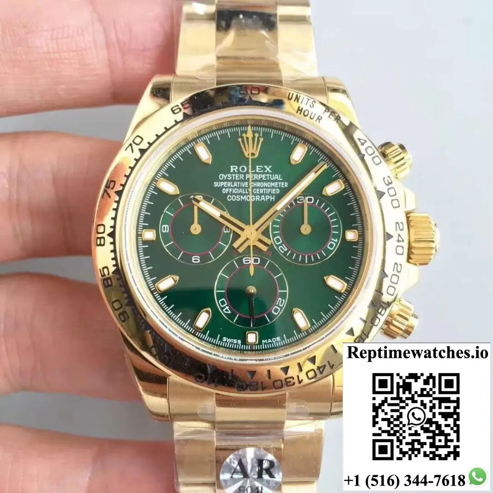 Rolex Daytona Cosmograph 116508 AR Factory Green Dial - Watches
