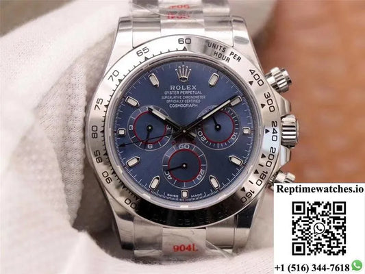 Rolex Daytona Cosmograph 116509-78599 Noob Factory Blue Dial-Rep Time Watches