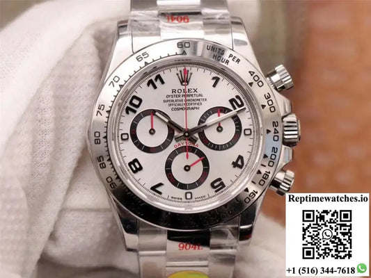 Rolex Daytona Cosmograph 116509-78599 Noob Factory White Dial AI Factory