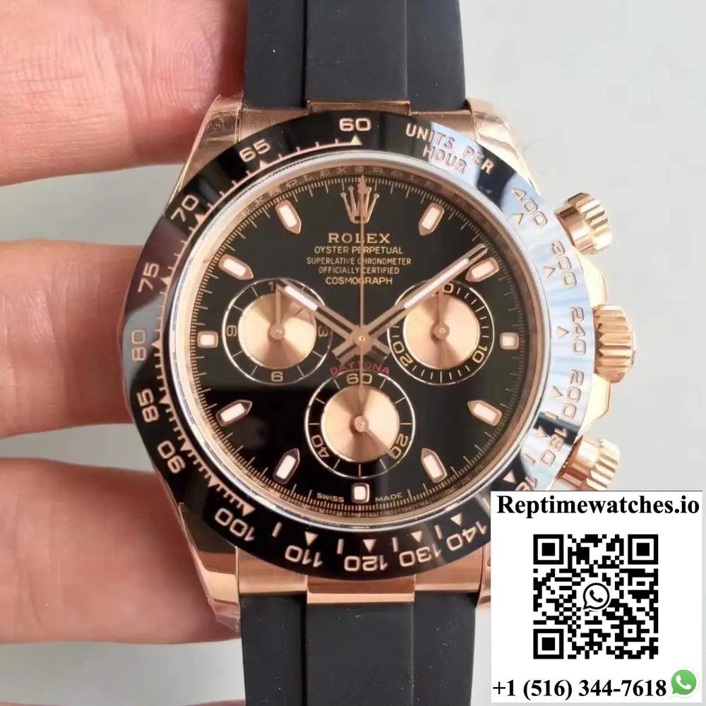 Rolex Daytona Cosmograph 116515LN Noob Factory Black Dial - Watches