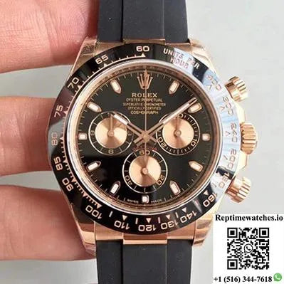 Rolex Daytona Cosmograph 116515Ln Noob Factory Black Dial-Rep Time Watches