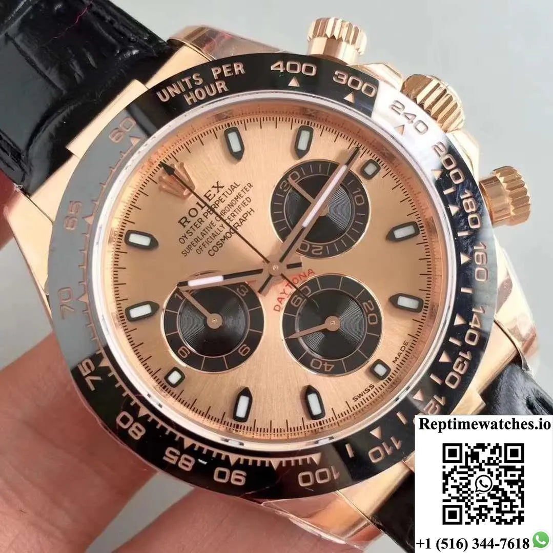 Rolex Daytona Cosmograph 116515Ln Noob Factory Champagne Dial-Rep Time Watches