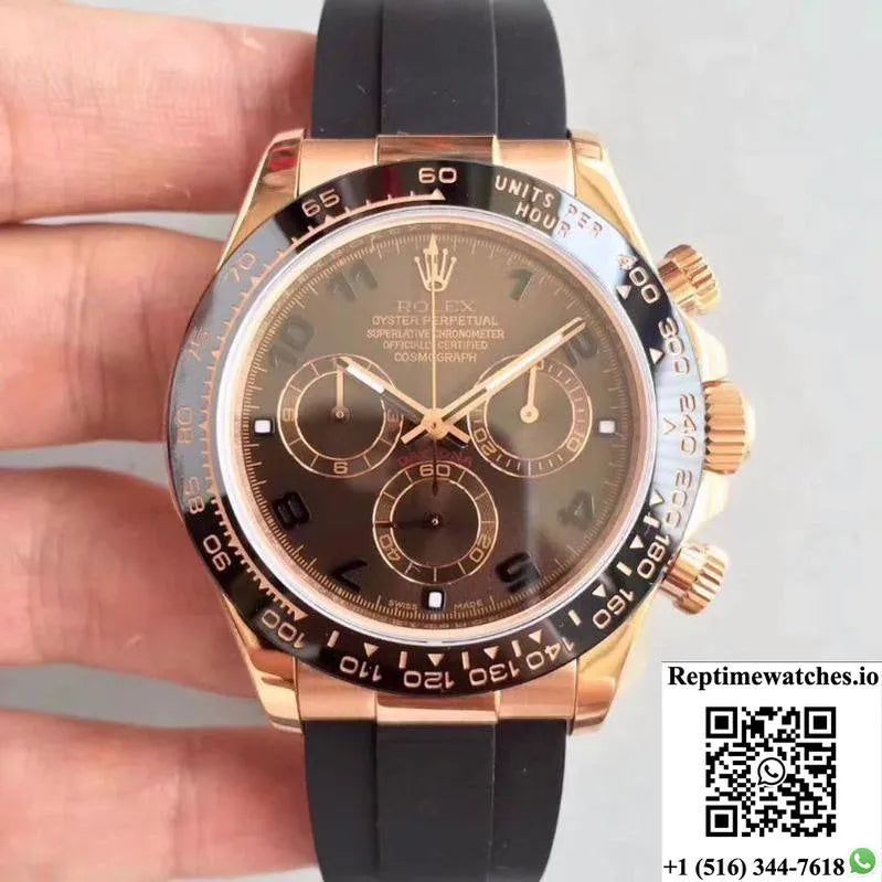 Rolex Daytona Cosmograph 116515Ln Noob Factory Chocolate Dial-Rep Time Watches