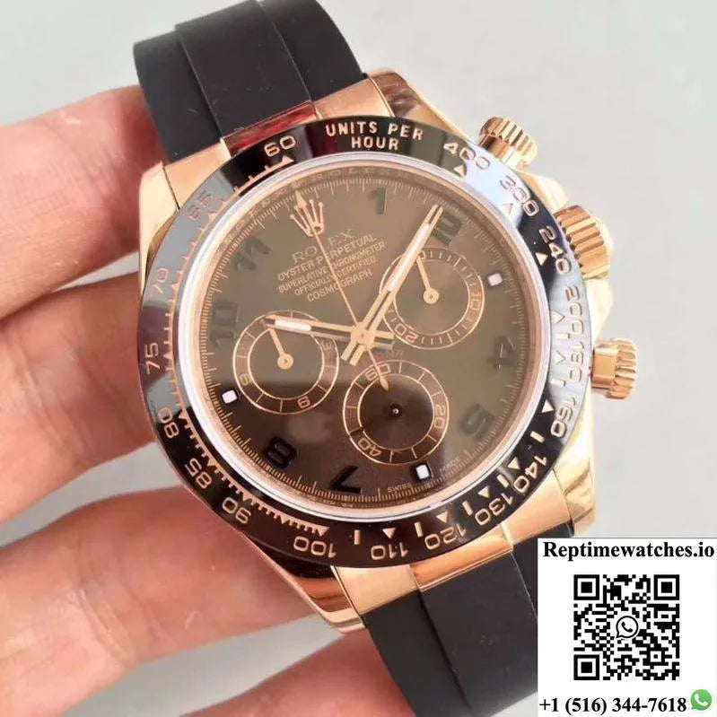 Rolex Daytona Cosmograph 116515Ln Noob Factory Chocolate Dial-Rep Time Watches