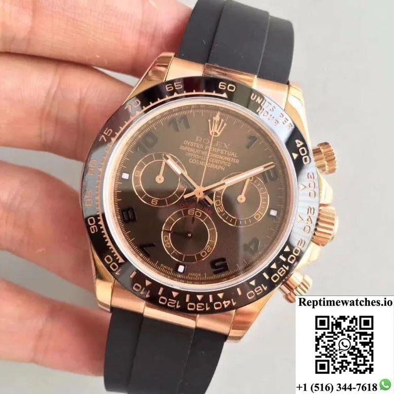 Rolex Daytona Cosmograph 116515Ln Noob Factory Chocolate Dial-Rep Time Watches