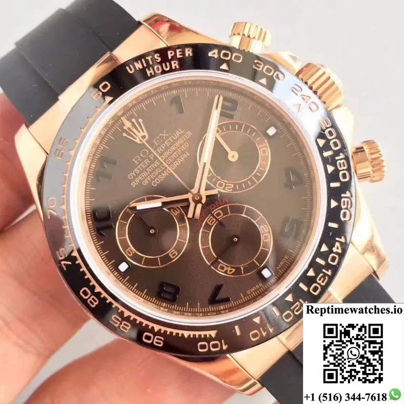 Rolex Daytona Cosmograph 116515Ln Noob Factory Chocolate Dial-Rep Time Watches