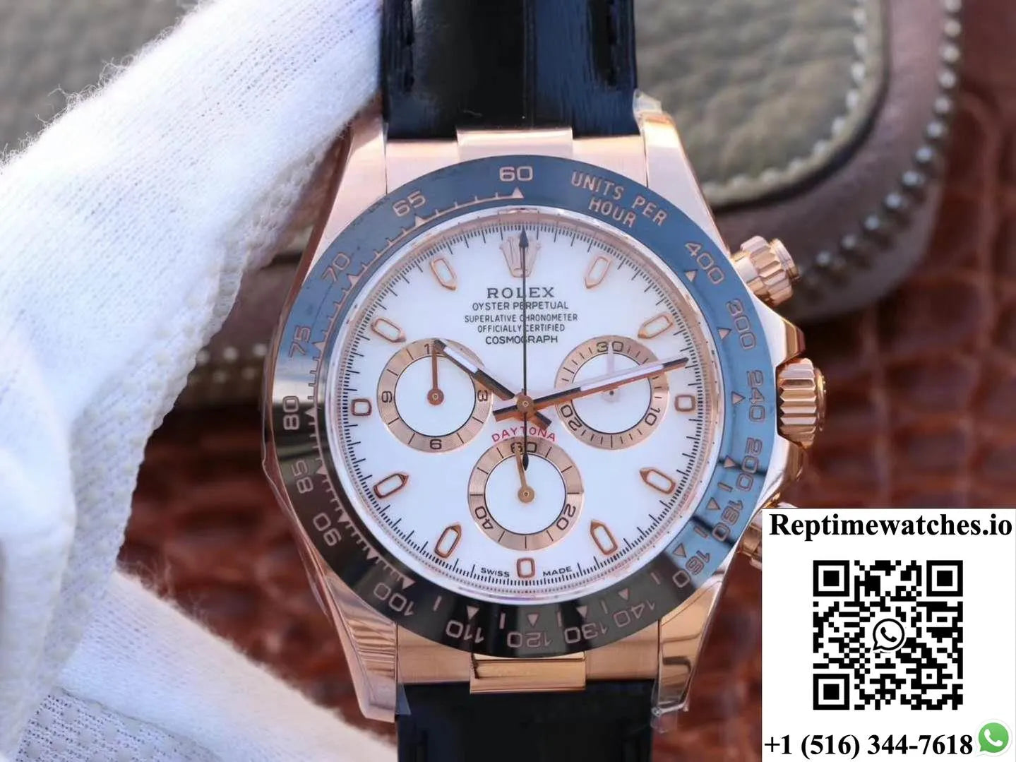 Rolex Daytona Cosmograph 116515Ln Noob Factory White Dial-Rep Time Watches