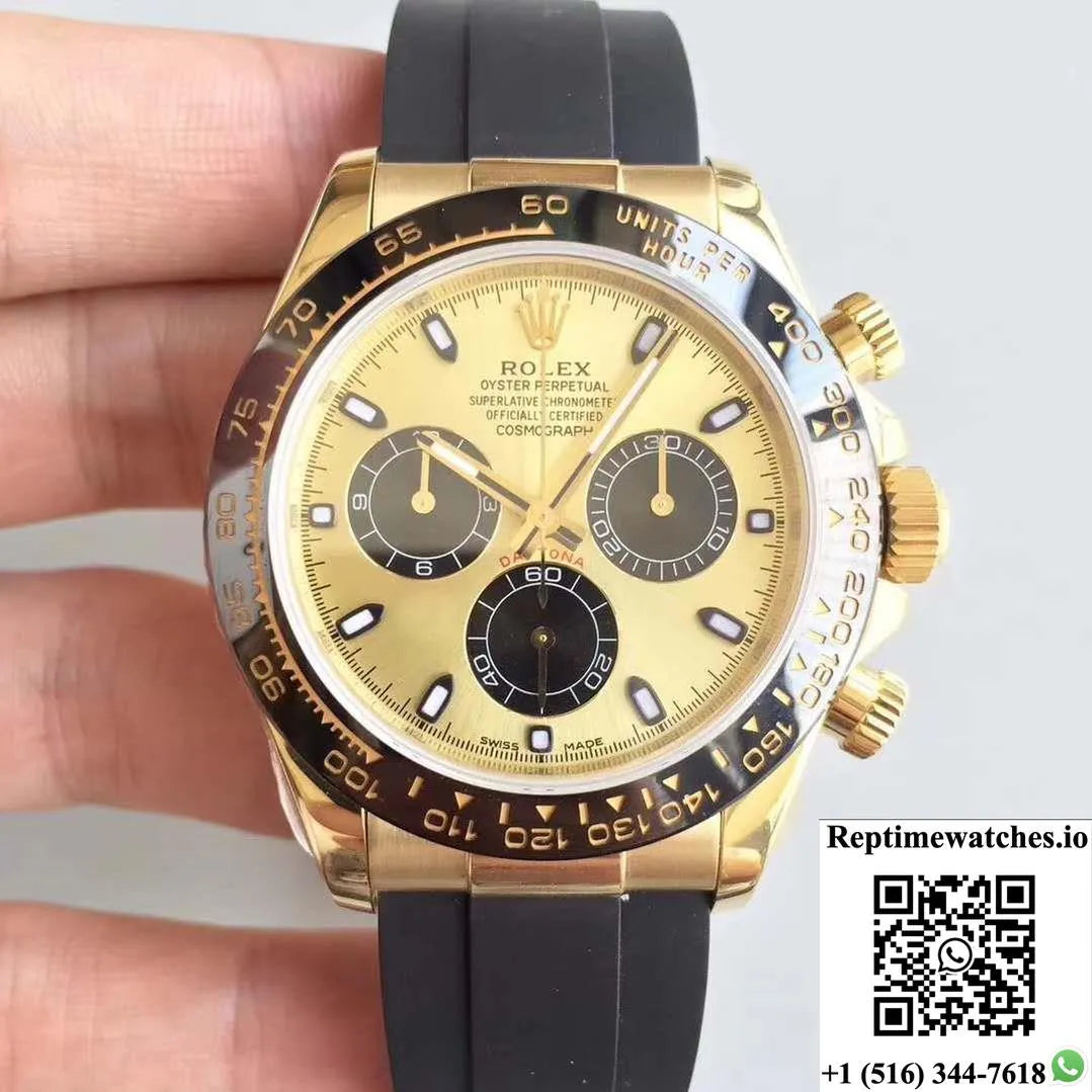 Rolex Daytona Cosmograph 116518Ln Ar Factory Champagne Dial-Rep Time Watches