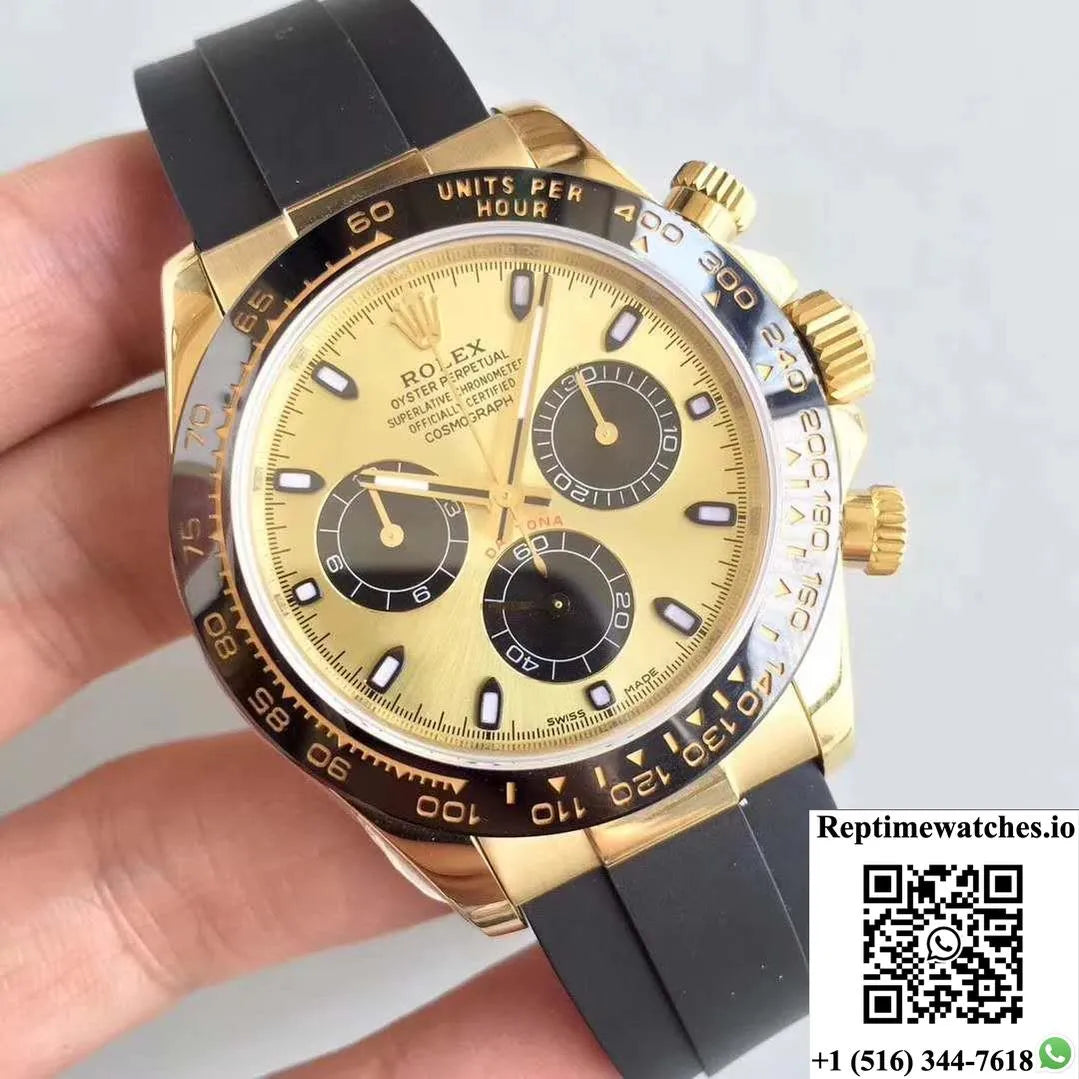 Rolex Daytona Cosmograph 116518Ln Ar Factory Champagne Dial-Rep Time Watches