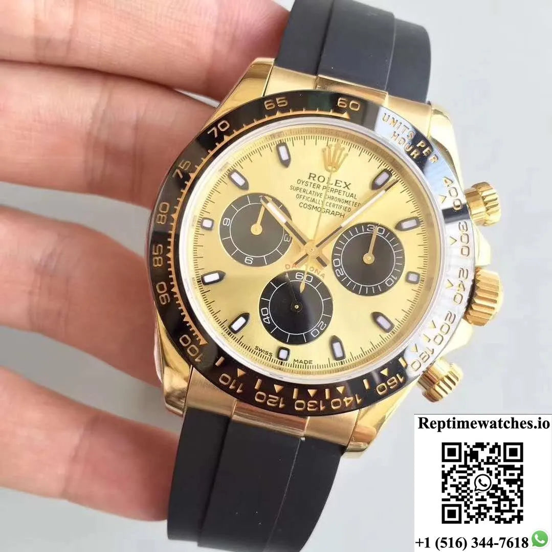 Rolex Daytona Cosmograph 116518Ln Ar Factory Champagne Dial-Rep Time Watches