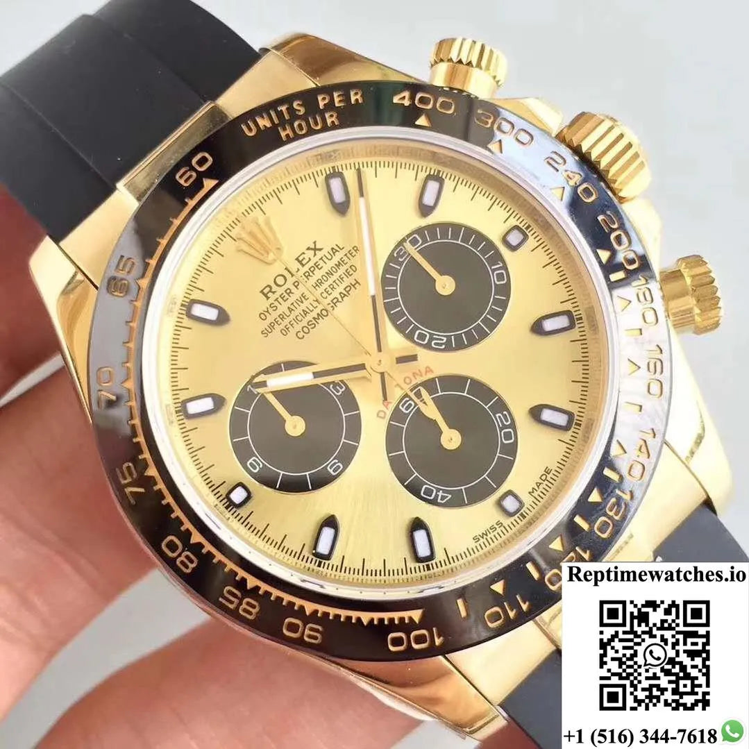Rolex Daytona Cosmograph 116518Ln Ar Factory Champagne Dial-Rep Time Watches
