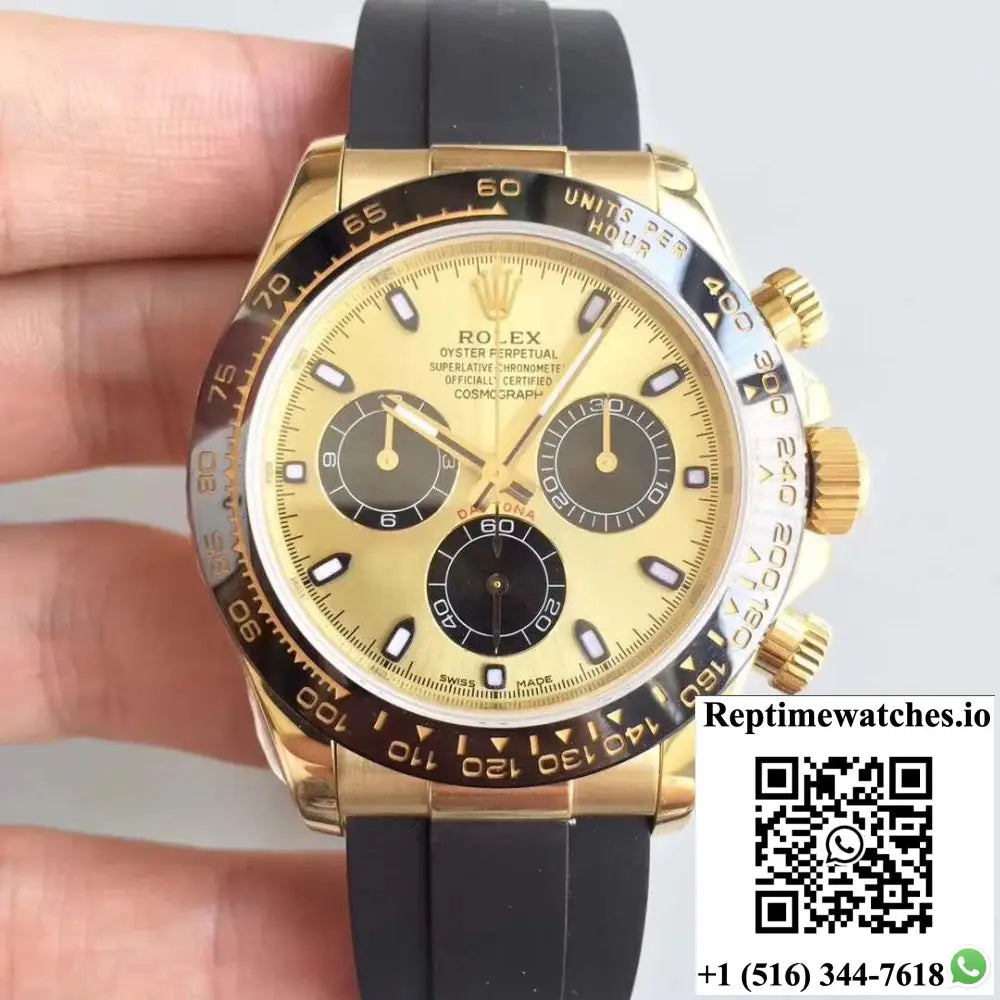 Rolex Daytona Cosmograph 116518LN AR Factory Champagne Dial - Watches