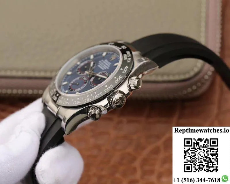 Rolex Daytona Cosmograph 116519 Noob Factory Blue Dial-Rep Time Watches