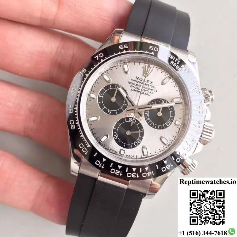 Rolex Daytona Cosmograph 116519Ln Ar Factory Silver Dial-Rep Time Watches