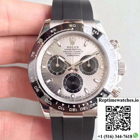 Rolex Daytona Cosmograph 116519LN AR Factory Silver Dial - Watches