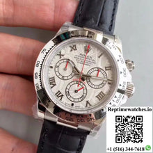 Rolex Daytona Cosmograph 116520 JH Factory Black Leather Strap - Watches