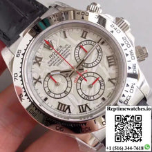 Rolex Daytona Cosmograph 116520 JH Factory Black Leather Strap - Watches