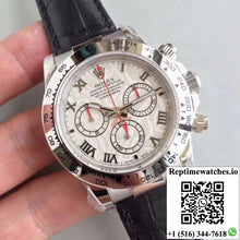 Rolex Daytona Cosmograph 116520 JH Factory Black Leather Strap - Watches