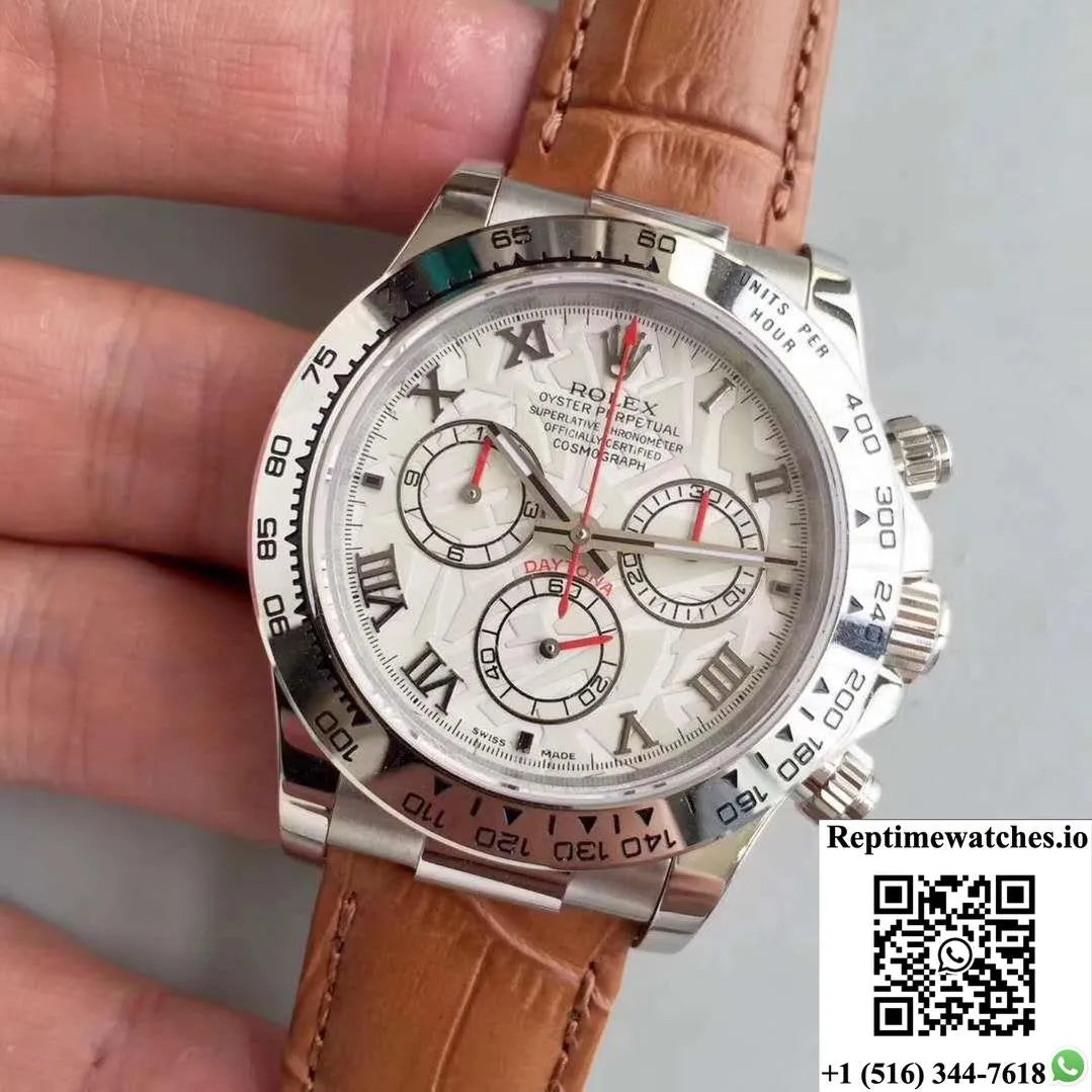 Rolex Daytona Cosmograph 116520 Jh Factory White Dial-Rep Time Watches