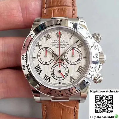 Rolex Daytona Cosmograph 116520 Jh Factory White Dial-Rep Time Watches