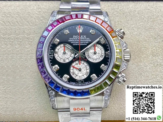 Rolex Daytona Cosmograph 116599 RBOW JH Factory Diamond-set Dial - Watches