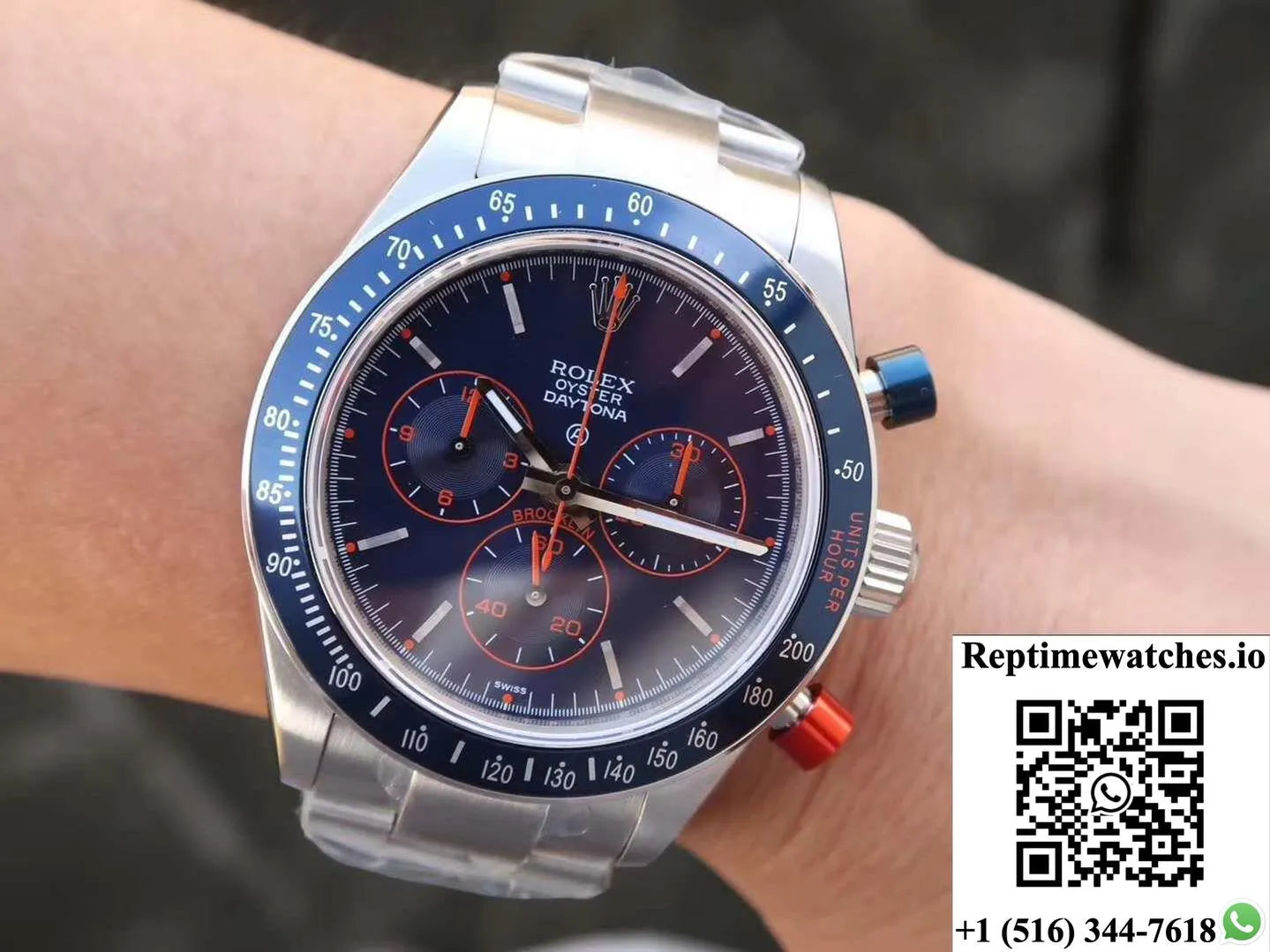 Rolex Daytona Cosmograph Bp Factory Blue Dial-Rep Time Watches