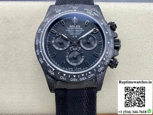 Rolex Daytona Cosmograph Diw Custom Version Noob Factory Black Dial - Watches