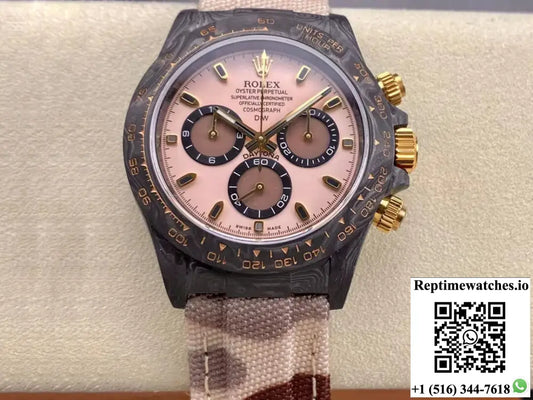 Rolex Daytona Cosmograph Diw Custom Version Noob Factory Carbon Fiber Case - Watches