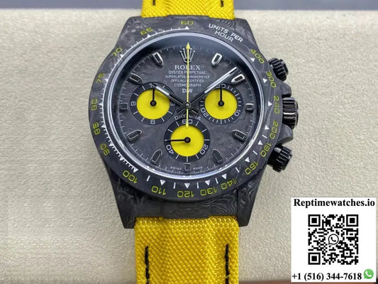 Rolex Daytona Cosmograph Diw Custom Version Noob Factory Carbon Fiber - Watches