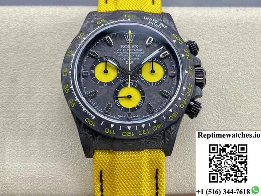 Rolex Daytona Cosmograph Diw Custom Version Noob Factory Carbon Fiber-Rep Time Watches