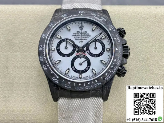 Rolex Daytona Cosmograph Diw Custom Version Noob Factory White Dial - Watches