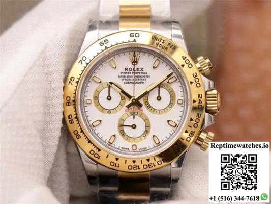 Rolex Daytona Cosmograph m116503-0001 Noob Factory White Dial AI Factory