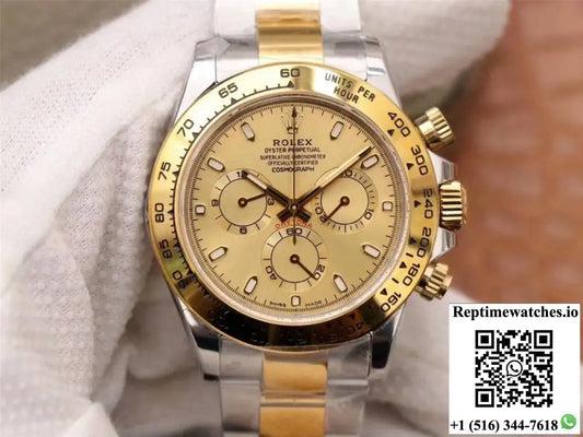 Rolex Daytona Cosmograph m116503-0003 Noob Factory Gold Dial AI Factory