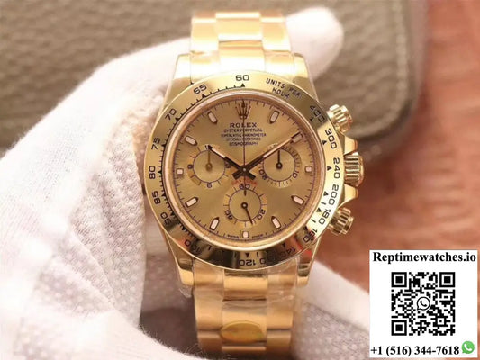 Rolex Daytona Cosmograph M116508-0003 Noob Factory Gold Dial AI Factory