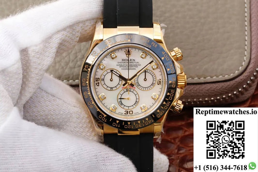 Rolex Daytona Cosmograph M116518Ln-0037 Jh Factory V6 Diamond Dial-Rep Time Watches