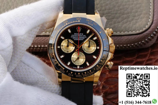 Rolex Daytona Cosmograph M116518Ln-0047 Jh Factory Black Dial-Rep Time Watches