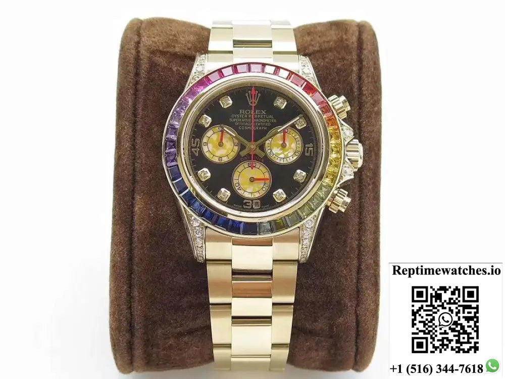 Rolex Daytona Cosmograph Rainbow 116589RBOW BL Factory 4130 Movement - Watches