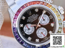 Rolex Daytona Cosmograph Rainbow 116595RBOW BL Factory Black Dial - Watches