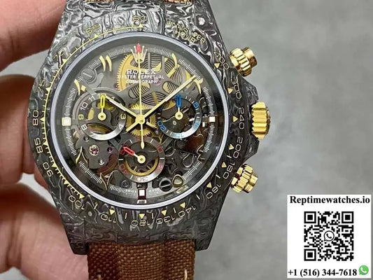 Rolex Daytona Diw Factory Carbon Fiber Hollow Dial - Watches
