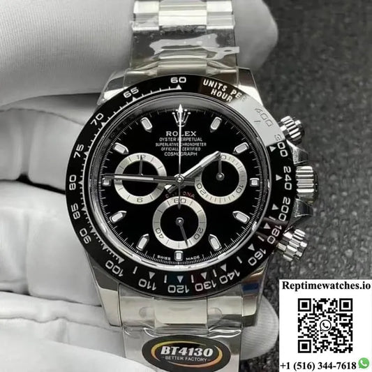 Rolex Daytona M116500Ln-0002 Bt Factory Black Ceramic Bezel-Rep Time Watches