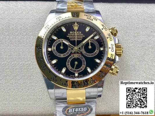 Rolex Daytona M116503-0004 BT Factory Yellow Gold Black Dial - Watches