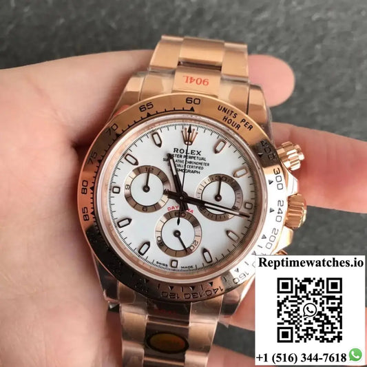 Rolex Daytona M116505-0010 Noob Factory White Dial Product Photo 1