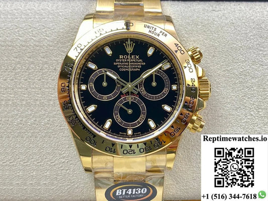 Rolex Daytona M116508-0004 Bt Factory Black Dial-Rep Time Watches