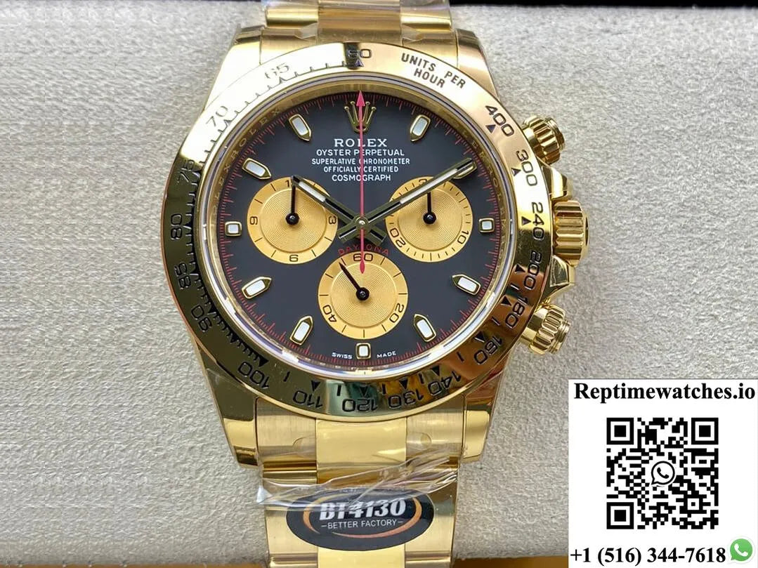 Rolex Daytona M116508-0009 Bt Factory Yellow Gold-Rep Time Watches